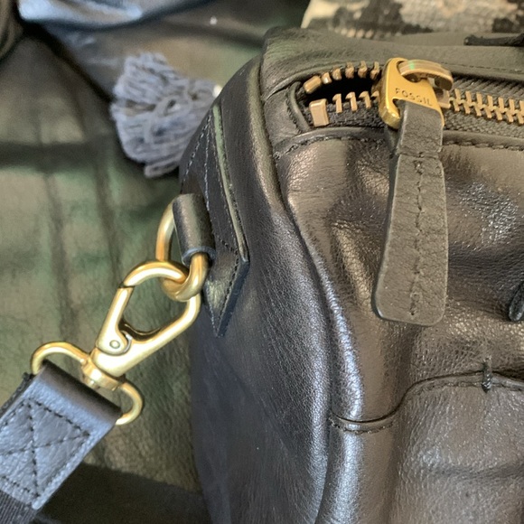 Fossil Black Leather Bag - Picture 7 of 9